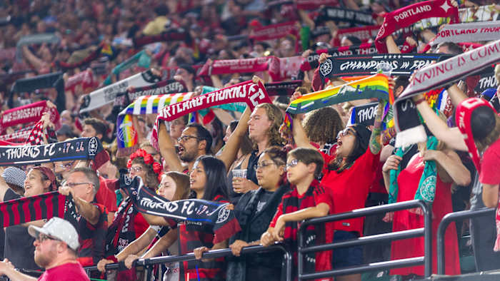 The Portland Thorns lead NWSL in attendance